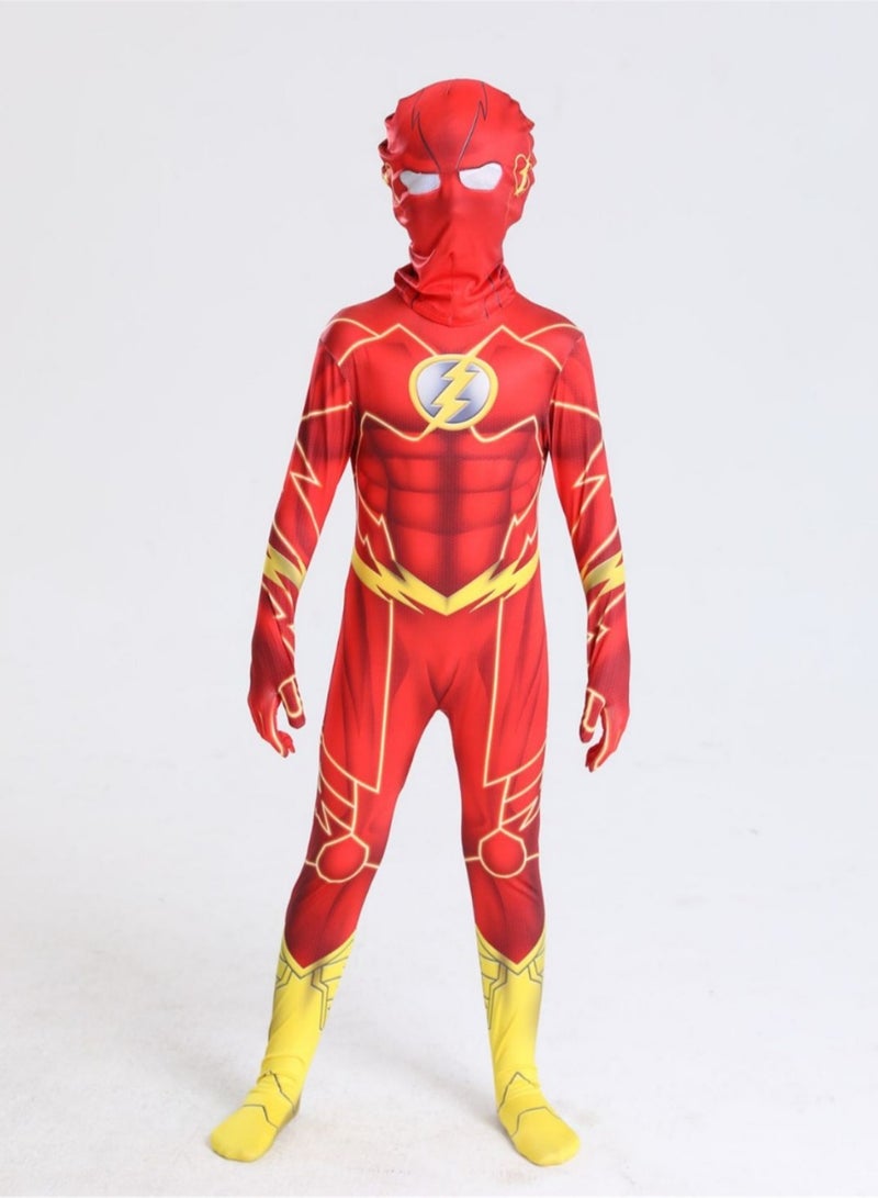 Flash tights children's adult cosplay jumpsuit Stage Dress Up Costume - Image 3