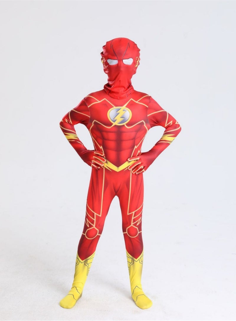 Flash tights children's adult cosplay jumpsuit Stage Dress Up Costume - Image 2