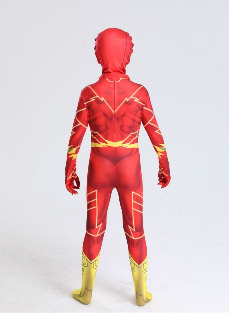Flash tights children's adult cosplay jumpsuit Stage Dress Up Costume - Image 4