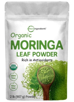 Moringa Powder Organic Moringa Oleifera Leaf Powder 2 Pounds Rich In Antioxidants And Immune Vitamin Great Superfoods For Moringa Tea Moringa Drink Moringa Powder For Hair India Grown Vegan