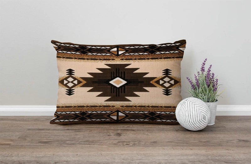 Solekla American Southwest Aztec Pillow Covers 12" x 20" Lumbar Pillow Covers Home Decorative Cotton Linen Cushion Case for Sofa Couch Housewarming Family Room DÃ©cor - Image 4