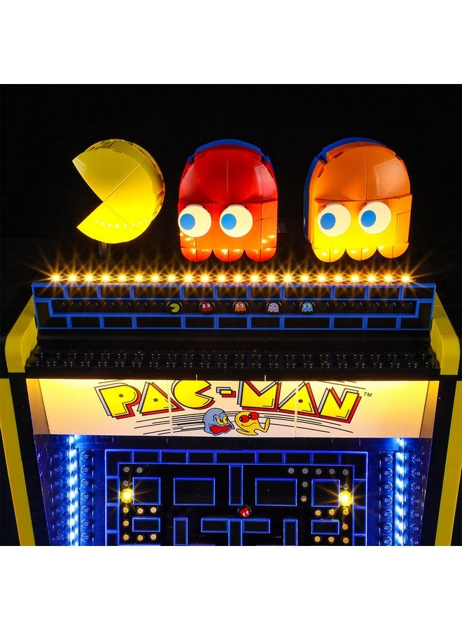 بريكسماكس طقم إضاءة LED لـ Lego-10323 Pac-Man Arcade - متوافق مع نموذج مكعبات بناء Lego Icons - لا يتضمن مجموعة Lego - Image 4