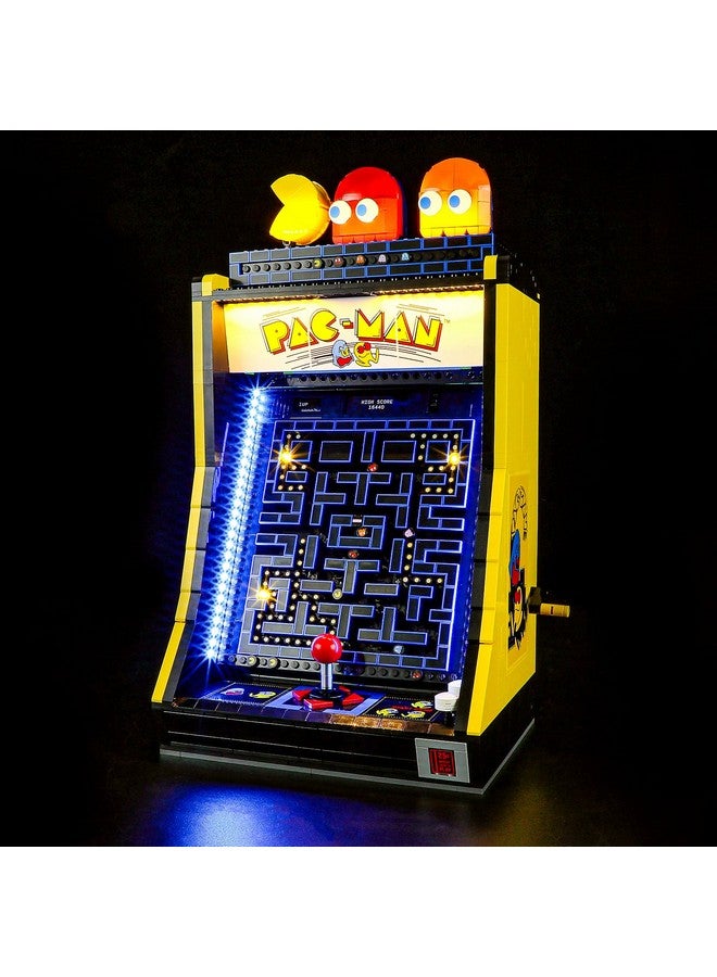 بريكسماكس طقم إضاءة LED لـ Lego-10323 Pac-Man Arcade - متوافق مع نموذج مكعبات بناء Lego Icons - لا يتضمن مجموعة Lego - Image 2
