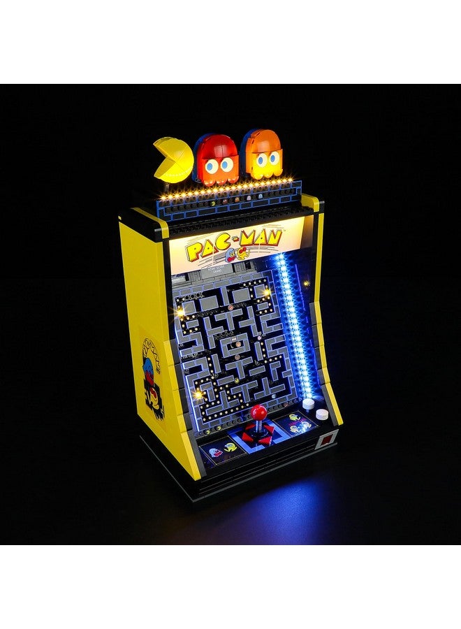 بريكسماكس طقم إضاءة LED لـ Lego-10323 Pac-Man Arcade - متوافق مع نموذج مكعبات بناء Lego Icons - لا يتضمن مجموعة Lego - Image 3