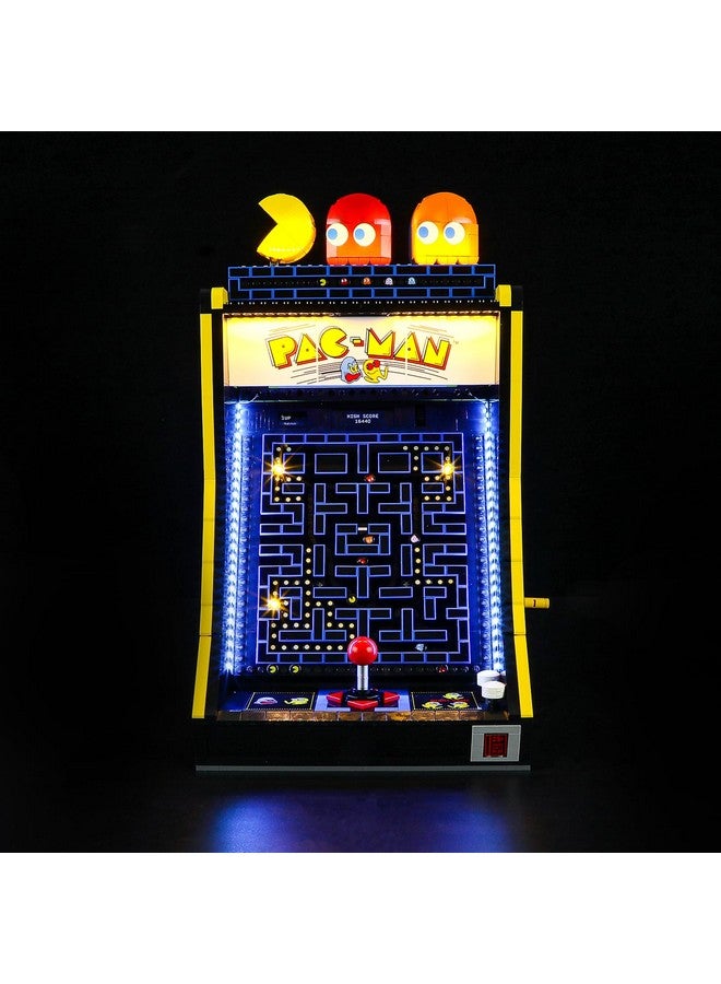بريكسماكس طقم إضاءة LED لـ Lego-10323 Pac-Man Arcade - متوافق مع نموذج مكعبات بناء Lego Icons - لا يتضمن مجموعة Lego - Image 1