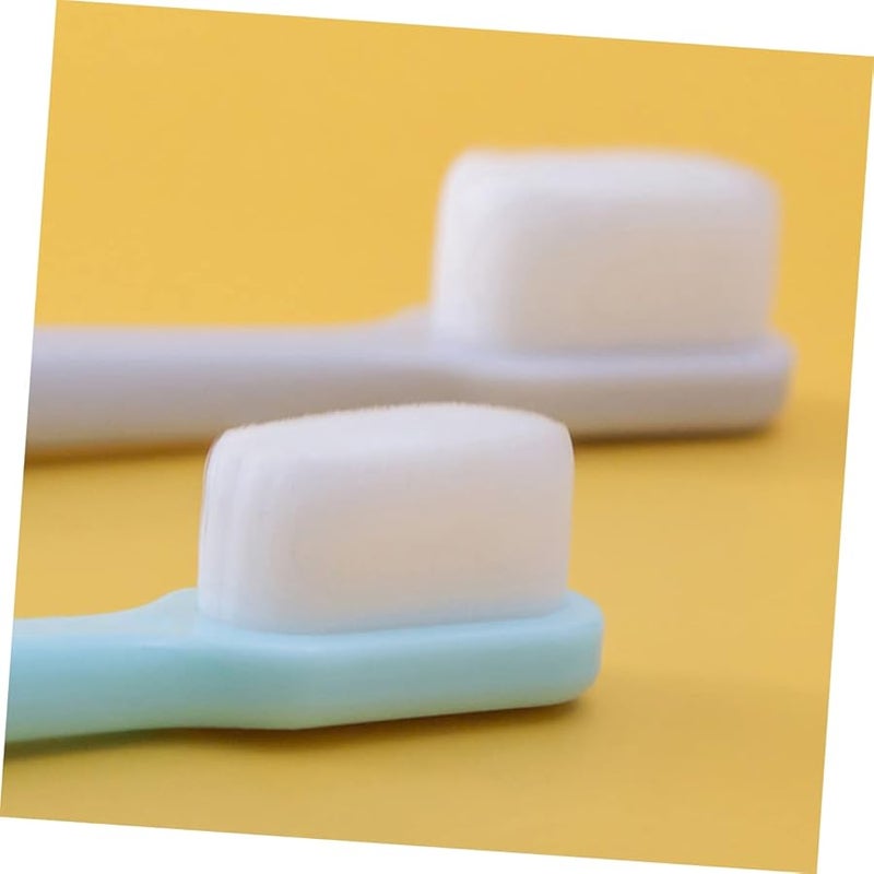 4 قطع فرشاة أسنان ذات شعيرات فائقة النعومة للعناية بالفم بعد الولادة، لطيفة على اللثة وتنظف بعمق - Image 5