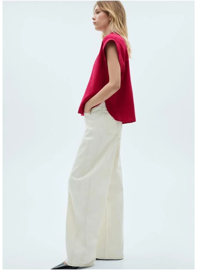 مانجو Mogam-W Button Down Top