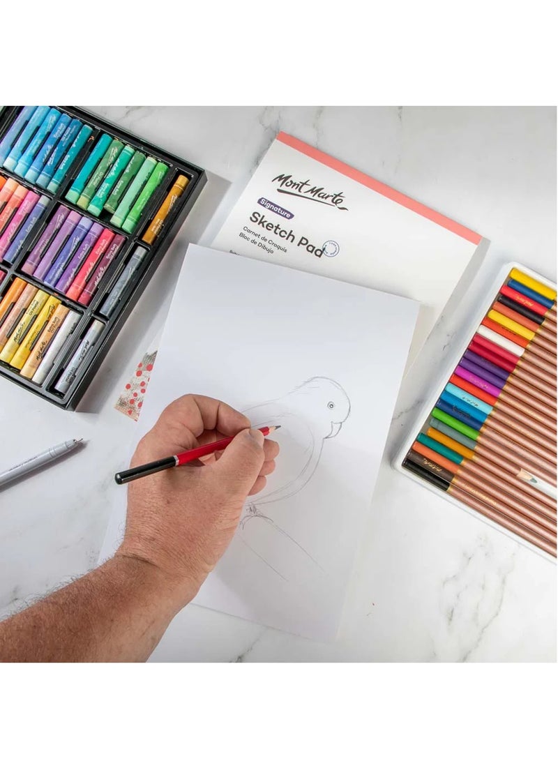 Mont Marte A3 Size Signature Art Sketch Pad 25 Sheets With 150gsm Thickness - Image 2