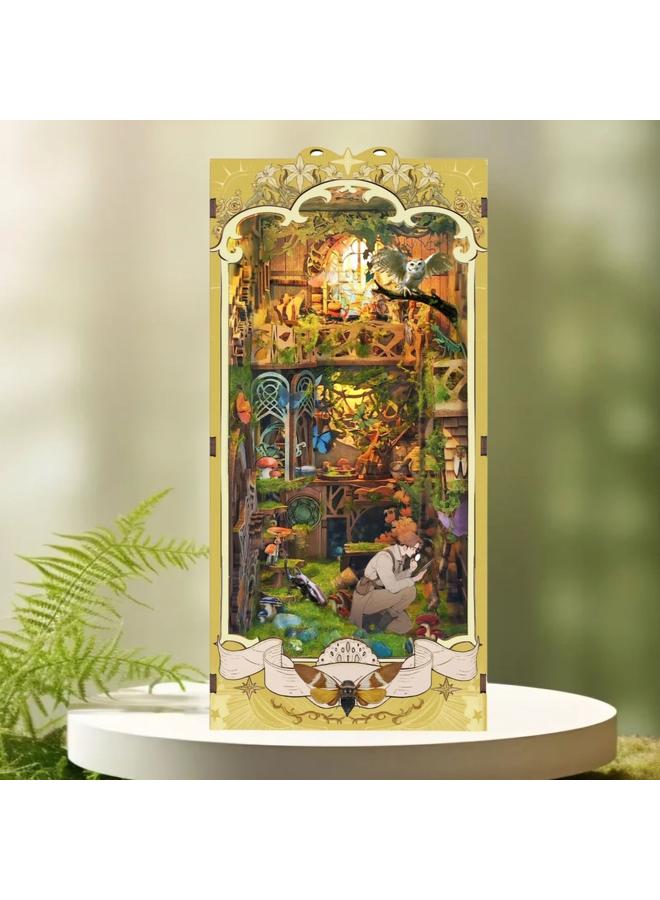 Bluejw DIY Cabin New Insects 3D Handmade Assembled Book Stand Desktop Ornaments Model Toys Birthday - Image 2