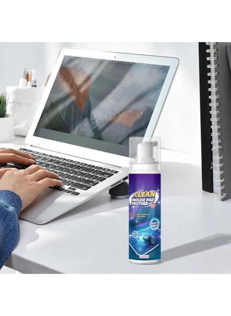 SYOSI Keyboard Cleaner - 200ml Mousepad Cleaning Solution (2 Bottles), Multi-Surface Electronics Cleaning Tool for Data Cables, Desk, Tech Maintenance & Accessories, Ideal for Home Office - Image 3