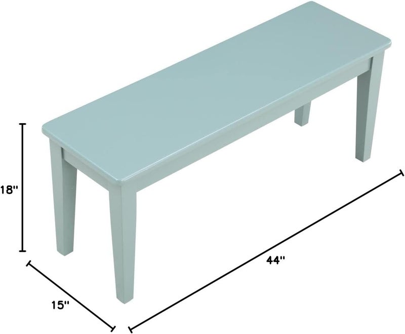 Boraam Boraam Colorado Shaker Backless Wood Bench  Aspen Valley  - Image 3