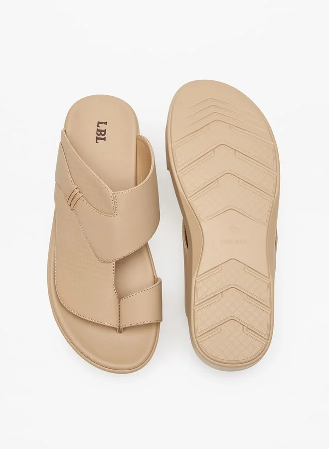 LBL by Shoexpress Men's Textured Slip-On Arabic Sandals