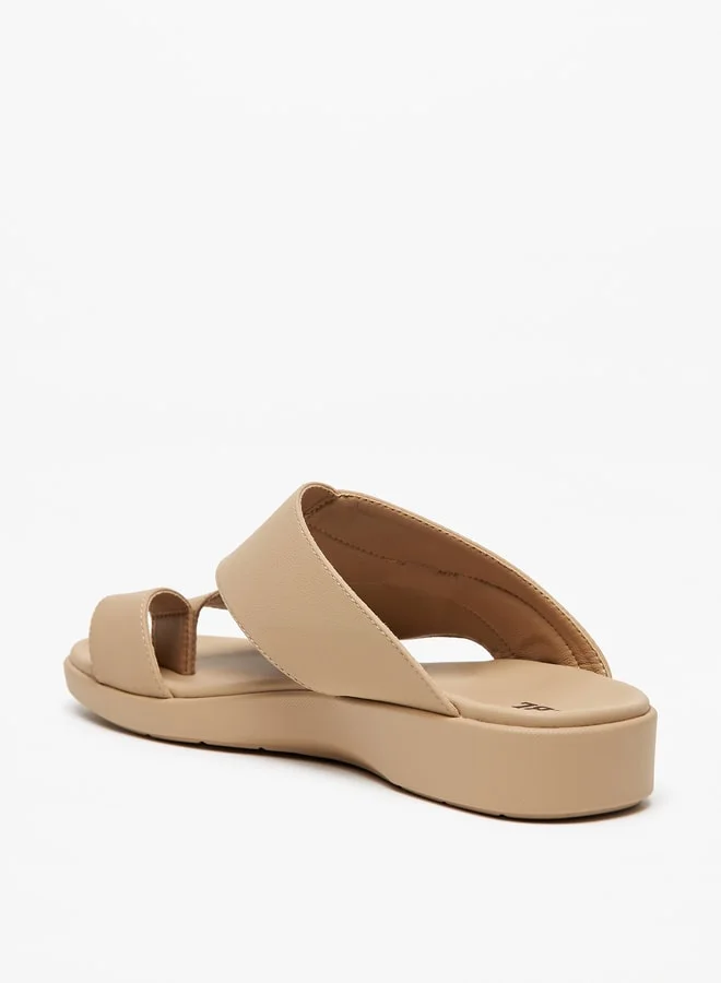 LBL by Shoexpress Men's Textured Slip-On Arabic Sandals