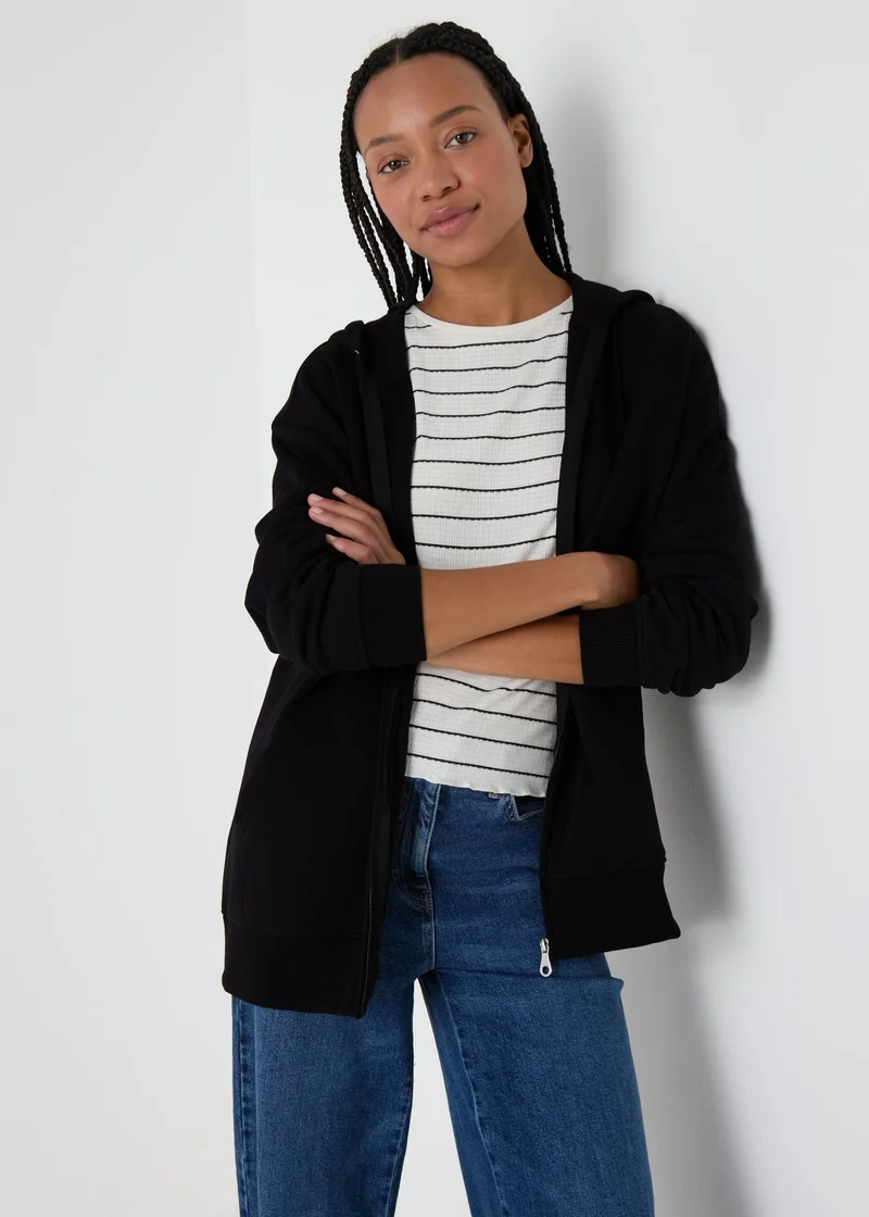 Matalan Black Zip Up Jacket
