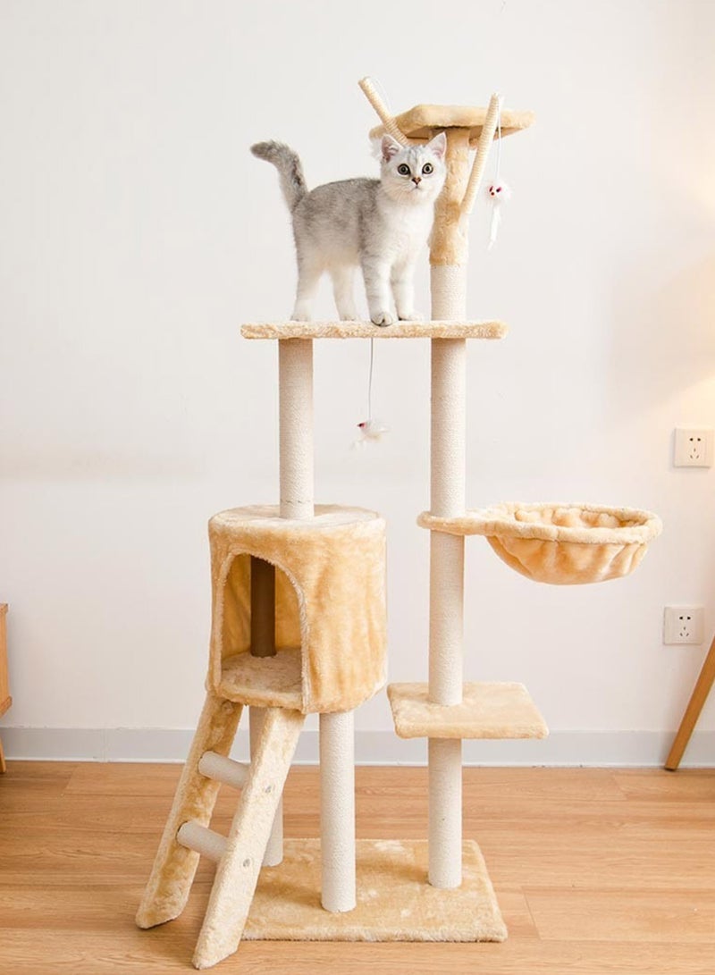 Kidle Cat Tree Cat Climbing Frame Cat Scratching Post Cat House Cat Toys - Image 4