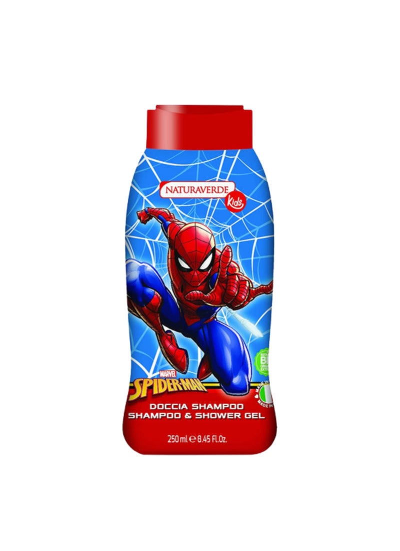 NATURAVERDE شامبو وهلام استحمام سبايدرمان - Image 1