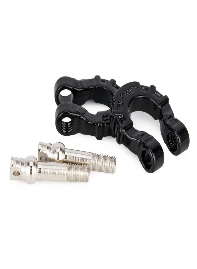 4 قطع من حلقات السحب المعدنية، مشبك مقطورة RC لسيارات الزحف بمقياس 1/10 SCX10 CC01 D90 D110 TF2 TRX-4 (أسود) - Image 3