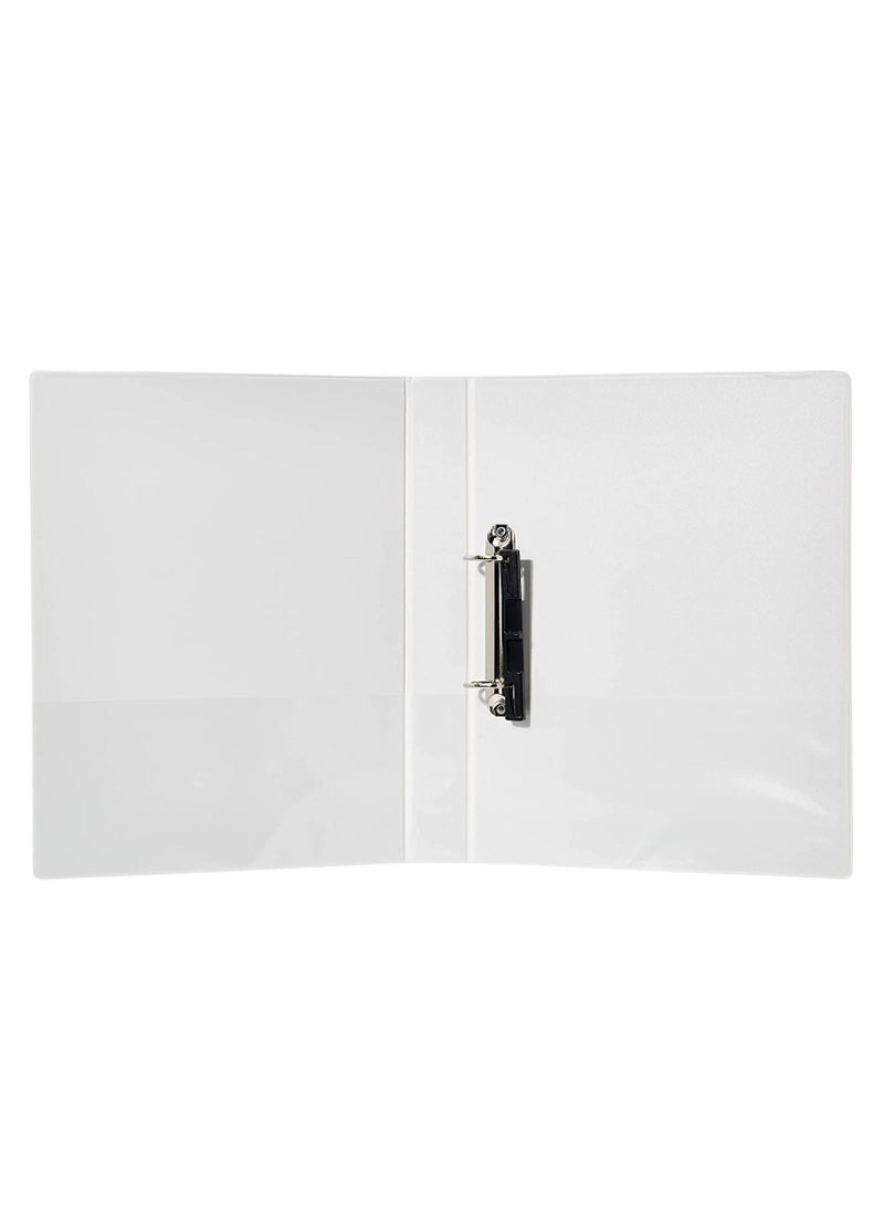 10-Piece Ring Binder White Two Rings 1Inch Wide - pzsku/ZED3C8D2546B036924AE9Z/45/_/1653634507/1ec07150-36f9-427c-bc80-e3bc4cf1b3fd