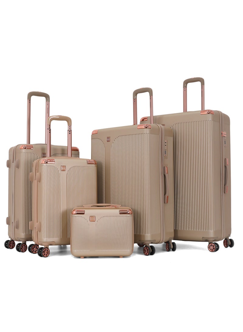 Hardside Luggage Trolley Bag 5 Pcs Set - Image 1