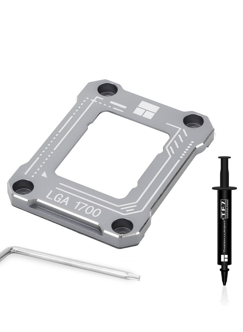 ثيرمالرايت مشبك تثبيت وحدة المعالجة المركزية لمعالجات انتل الجيل 12 13 من ثيرمالرايت، مثبت ثابت بالكامل بدون ترك اثر (رمادي)، 4-Pin - Image 1