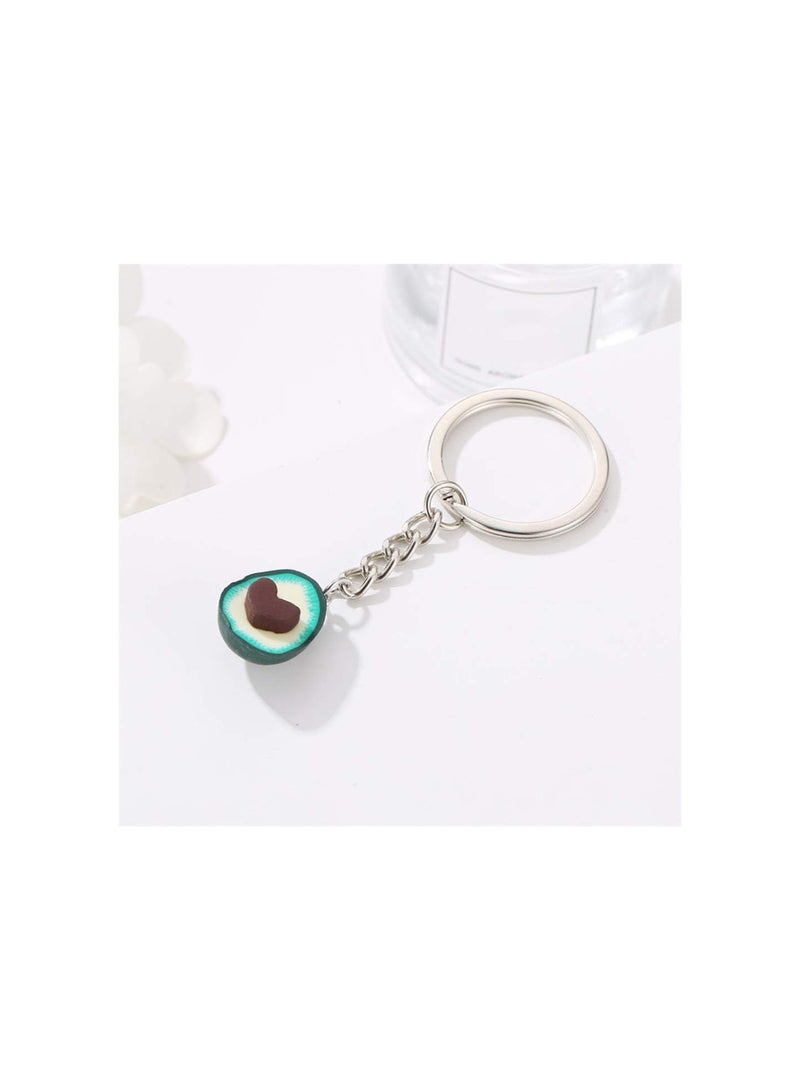 GGOOT 4Pcs Avocado Keychain, Cute Heart Shaped Avocado Keychain Set for Bestfriends and Couples for All Occasions - Image 5
