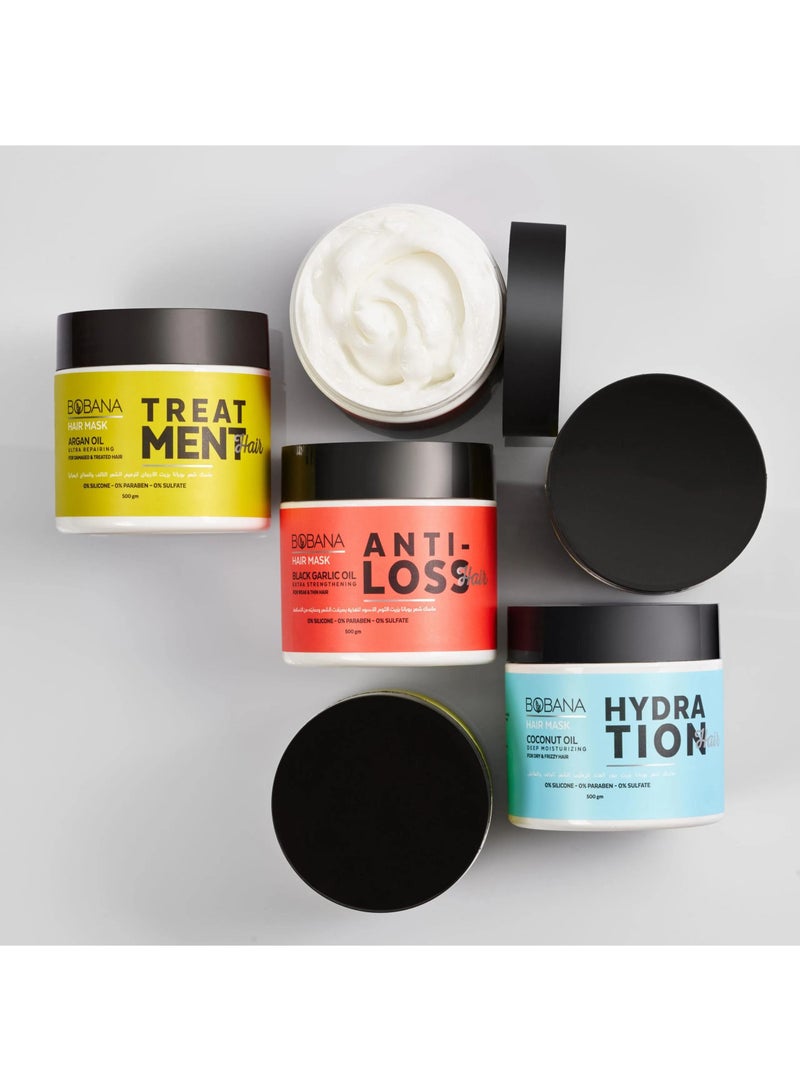 بوبانا ماسك شعر بوبانا بزيت جوز الهند 500 جرام - Image 2