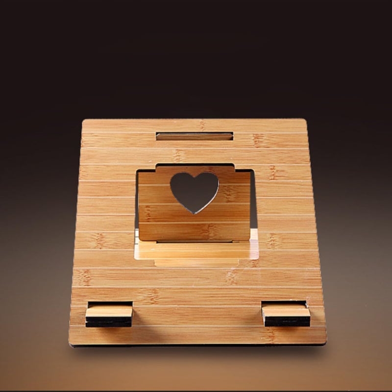 Kichvoe Wooden Laptop Stand Portable Laptop Shelf Ergonomic Desk Holder for Home Office Daily Use - Image 5