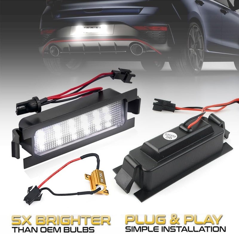 QASULER LED License Plate Light for Kia and Hyundai - Image 2