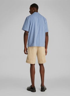 CALVIN KLEIN Chambray Cuban Short Sleeve Shirt  - Image 2