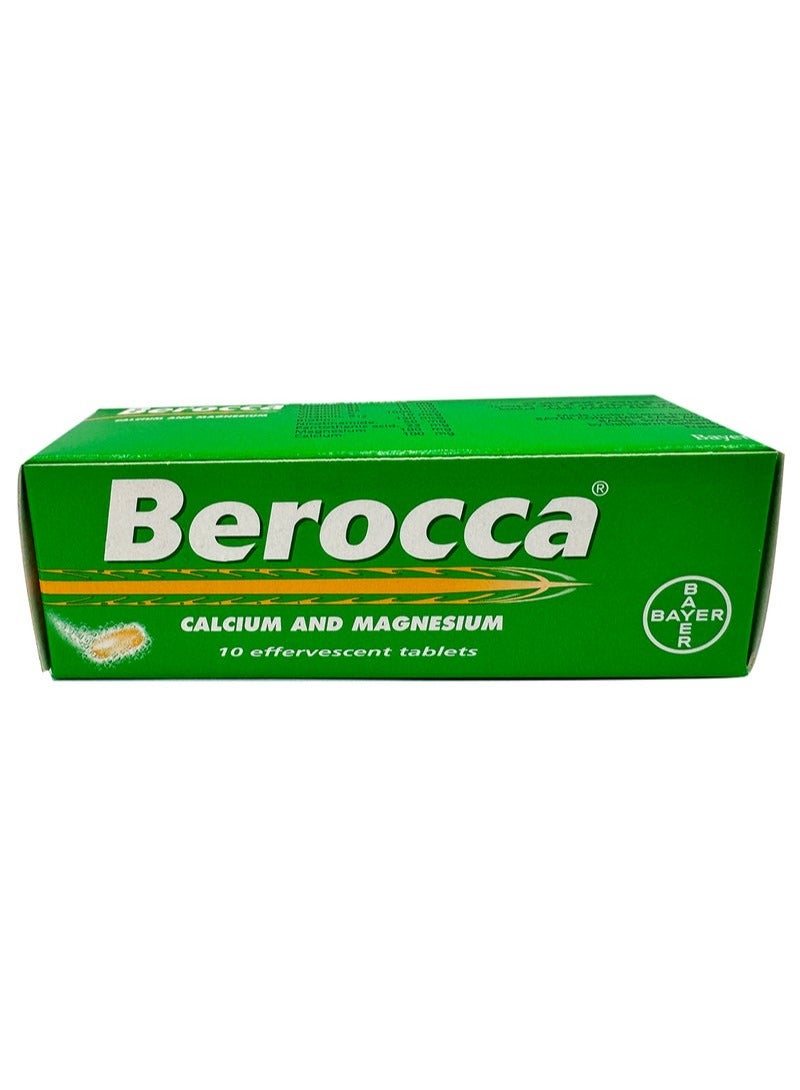 Berocca Bayer Berocca Calcium and Magnesium, 10 Tablets
