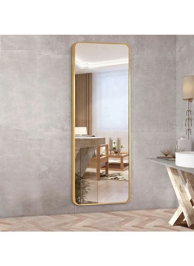 Cady One - Decorative mirror with a modern, unique and luxurious design, made of high-quality, breakable materials, 155 x 45 cm - Image 1