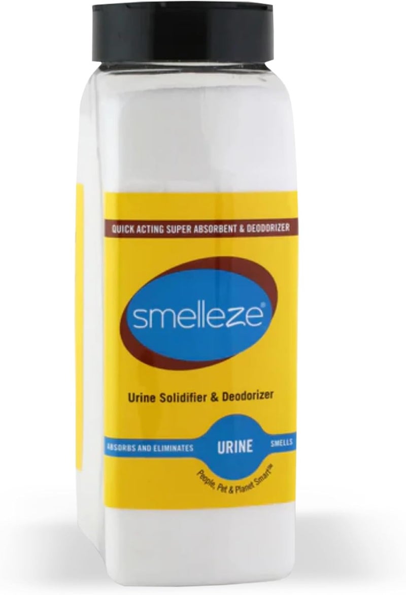 SMELLEZE مسحوق SMELLEZE لامتصاص البول وهلام البراز - مزيل الروائح للحمامات المحمولة، والمراحيض، وبوتي الحيوانات الأليفة - 2 رطل - Image 1