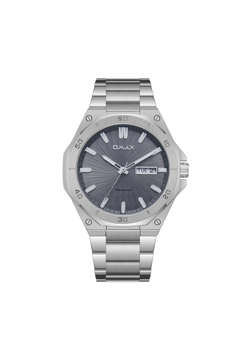 OMAX Men's Wrist-Watch | Analog | Stainless Steel Band | Elegant Design - Image 1