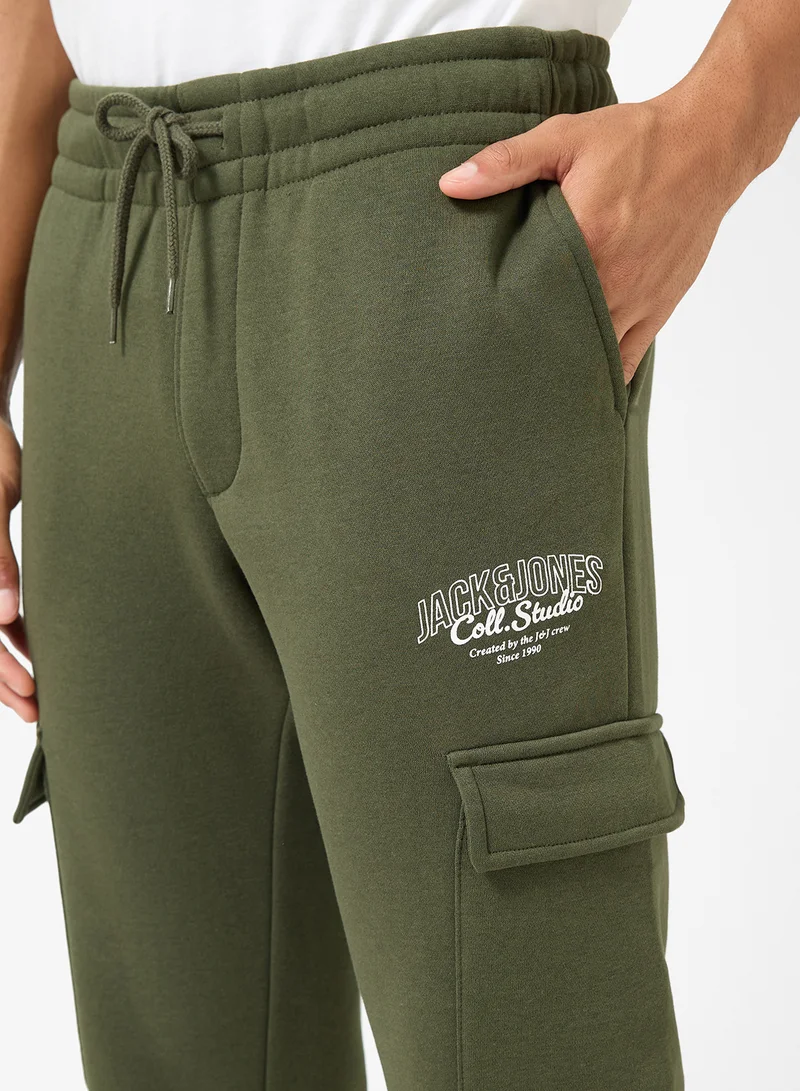 JACK & JONES  Logo Drawstring Loose Fit Sweatpants for Men | Best Price UAE