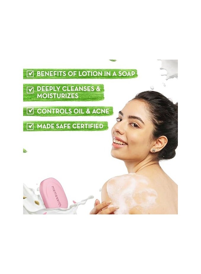 Mamaearth Mamaearth Multani Mitti Lotion Soap Single 125g (Pack of 4)  - Image 3