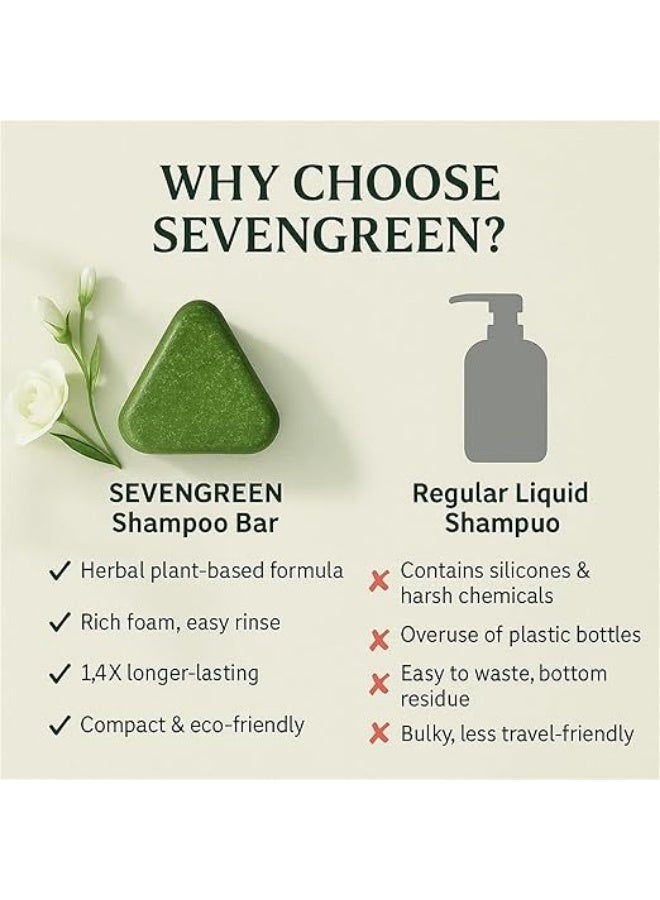Nature Seven Green Shampoo Bar - Image 2