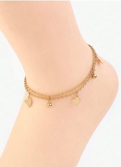 Stainless Steel Gold Plated Anklet