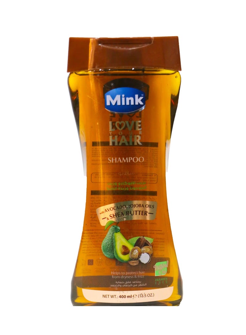 Mink Shampoo Avocado Jojoba & Shea Butter 400 Ml