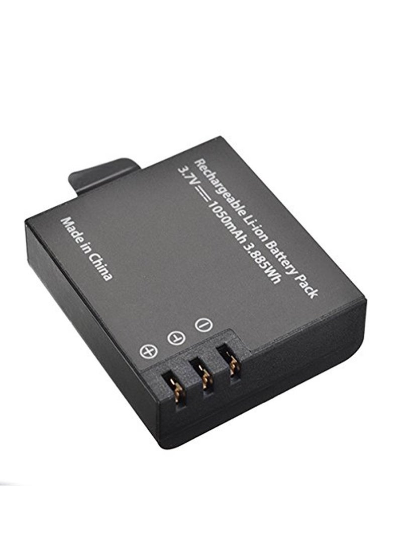 2PCS PG1050 Rechargeable Li-ion Spare Battery 1050mAh for Eken V8s H8 H9 H8R H9R H8 Pro Sport Action Camera