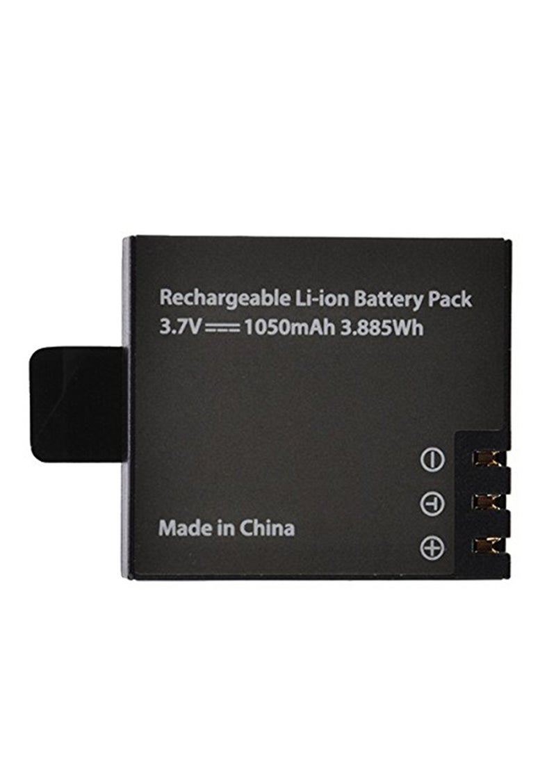 2PCS PG1050 Rechargeable Li-ion Spare Battery 1050mAh for Eken V8s H8 H9 H8R H9R H8 Pro Sport Action Camera