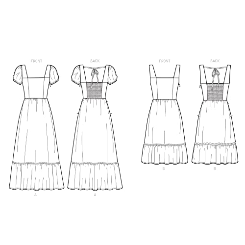 New Look Misses' Dress Sewing Pattern Kit, Code N6692. Sizes 6-8-10-12-14-16-18 - Image 3
