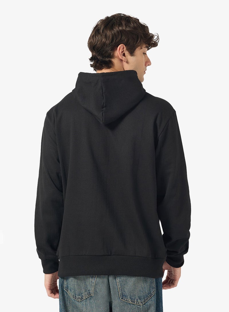 Seventy Five Graphic Pullover Oversize Hoodie - Image 2