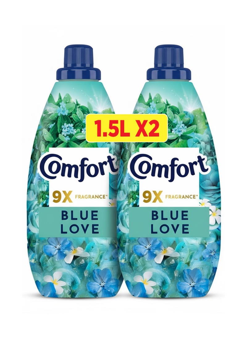 كمفورت Concentrated Fabric Softener Blue Love Pak Of 2 None - Image 1