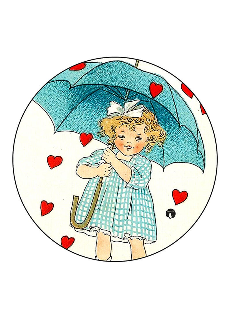 RKN Girl Printed Large Pin Multicolour - Image 1