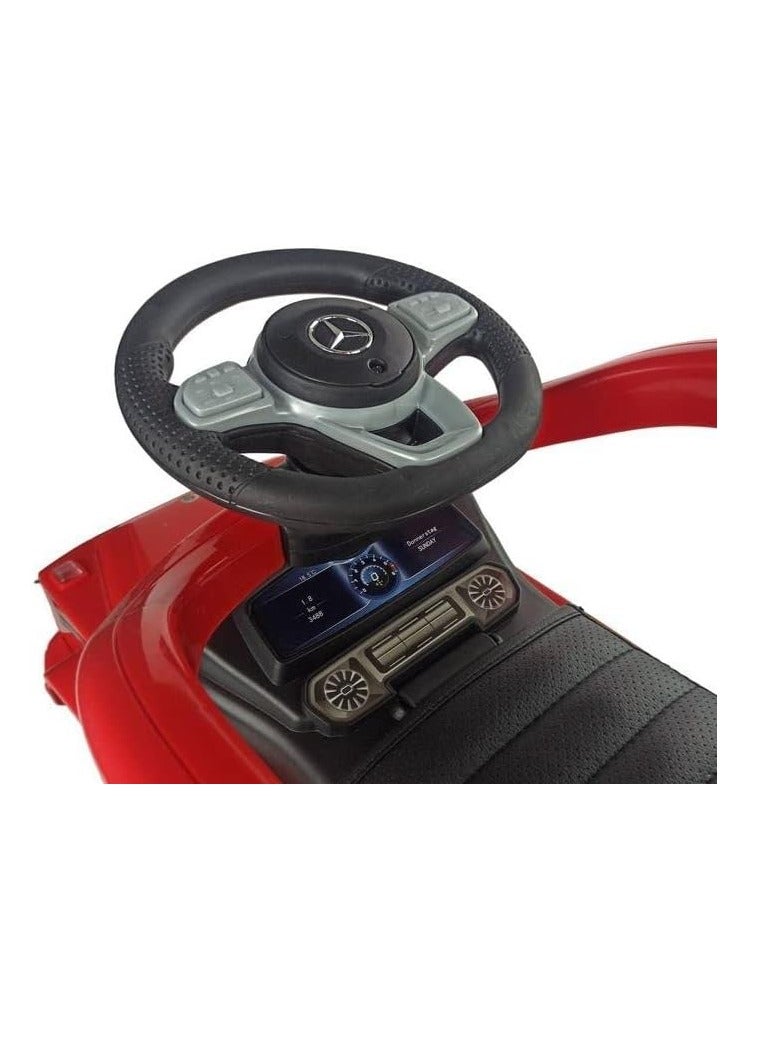 Lovely Baby 3 in 1 Push Car Ride On With Handle for Kids , Ride-on with Rotating Handlebar, Storage, Comfortable Foot-Rest, Riding Vehicle, Musical Steering, Baby Car for Kids 1 to 3 Years - Image 4