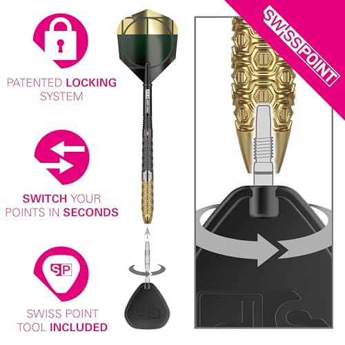 Target Darts Cult Envy 02 24G 90% Tungsten Swiss Point Steel Tip Darts Set - Image 4