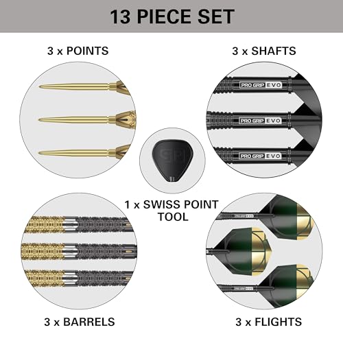 Target Darts Cult Envy 02 24G 90% Tungsten Swiss Point Steel Tip Darts Set - Image 5
