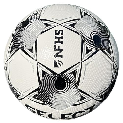 SELECT Numero 10 Soccer Ball, White/Black NFHS V25, Size 5 - Image 3