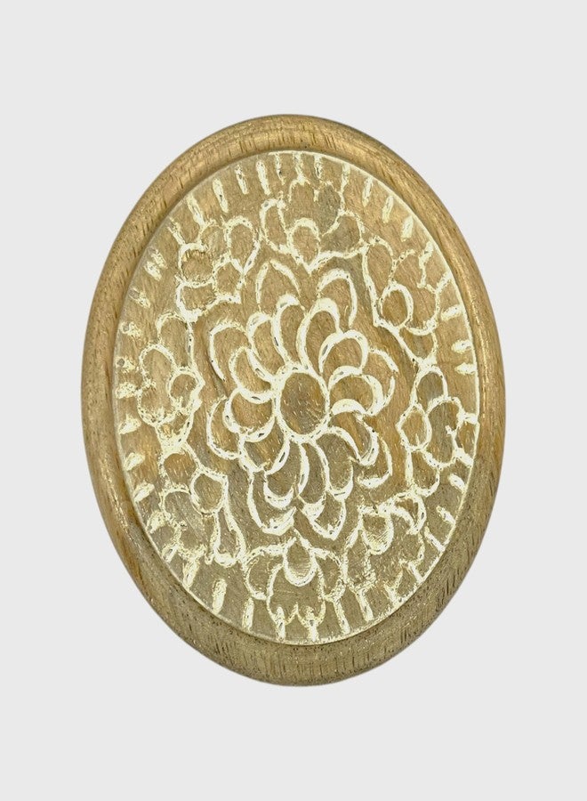 Green Decor Wooden Coasters - Decorative Tea Coasters - Kitchen Dining Table Decor Accessories - Drink Coaster Set for Dining Table for Hot Pots - Coasters for Cups Set of 4 - (4x4 Inch) - Image 2