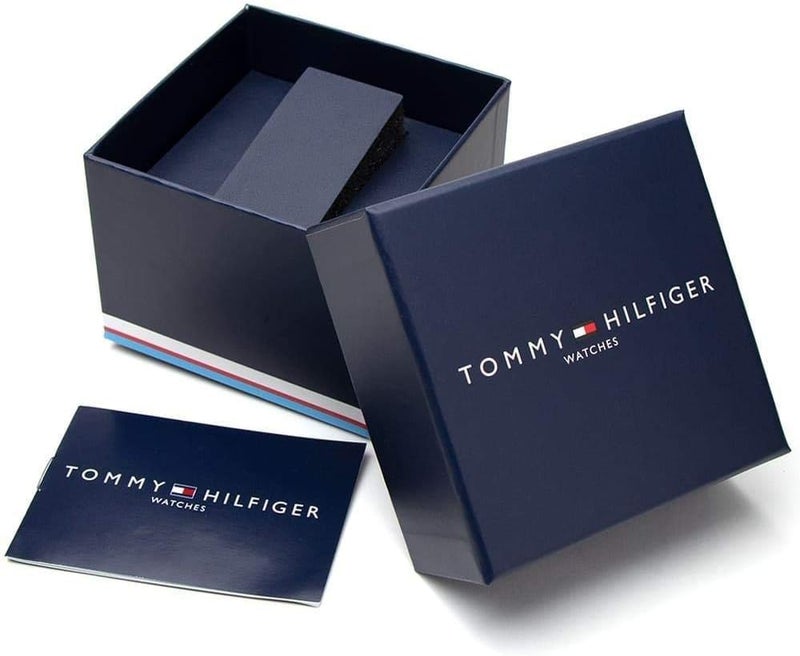 TOMMY HILFIGER ساعة كواتز للنساء من تومي هيلفيغر بقرص أزرق - Image 2